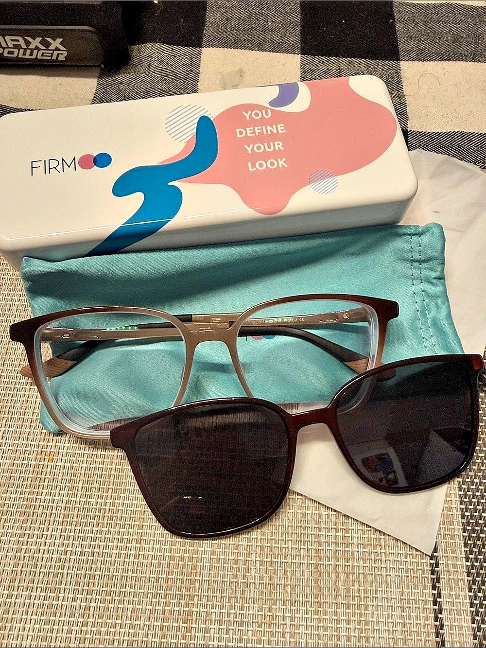 FIRMoo Eyeglasses & Sunglasses Brown & Black